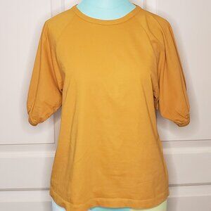 J. CREW puff sleeve shirt - Small - Mustard Yellow